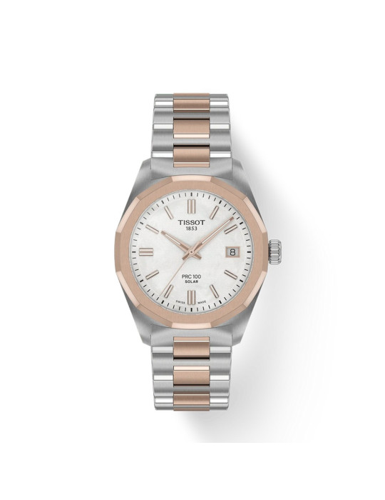 TISSOT - SOLOTEMPO PRC 100 SOLAR BICOLOR LADY