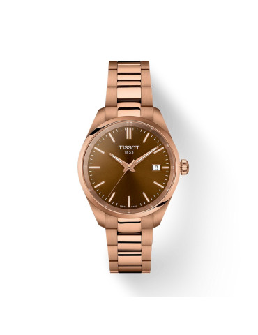 TISSOT - SOLOTEMPO PR 100 GOLD ROSE BROWN - 34MM