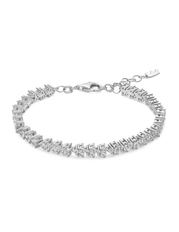 MILUNA - BRACCIALE UNICA NEVE SILVER - BRD1196
