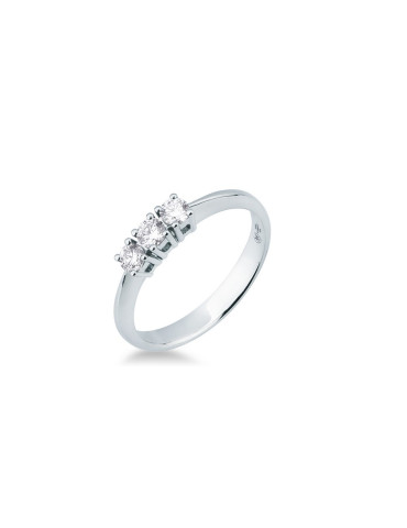 MIRCO VISCONTI - ANELLO TRILOGY ORO E DIAMANTI
