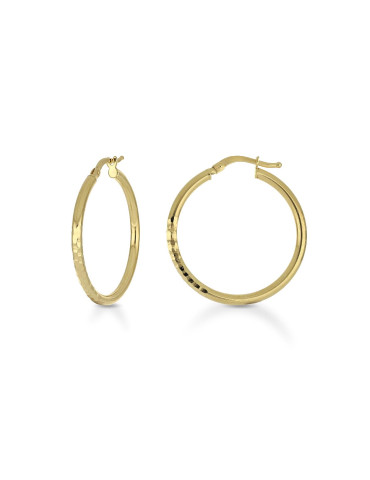 IGOLD - ORECCHINI A CERCHIO ORO GIALLO 9K - OA42OD