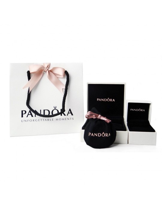 PANDORA - COLLANA CERCHIO CON LOGO PANDORA