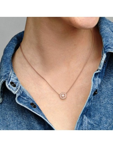 PANDORA - COLLANA FASCINO VINTAGE ROSÈ - 380523CZ