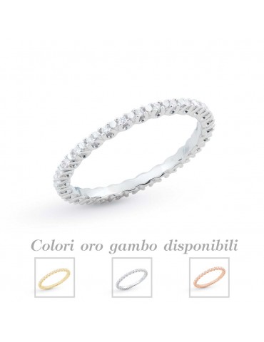 ARTLINEA - ANELLO COLLEZIONE LUCE CON DIAMANTI