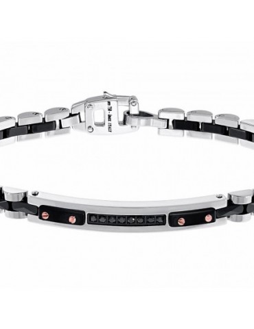 ZANCAN - BRACCIALE IN ACCIAIO HITECK- EHB029-N				