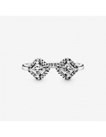 PANDORA - ANELLO APERTO ELEGANZA SCINTILLANTE