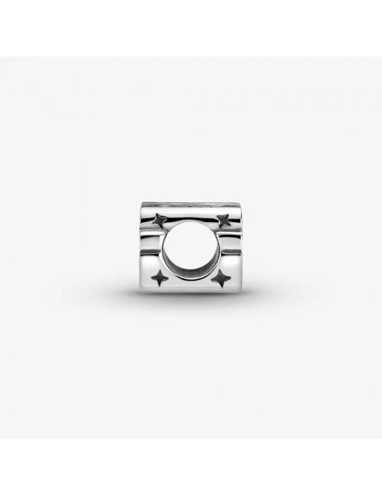 PANDORA - STAR WARS, CHARM IN ARGENTO CON LOGO 3D