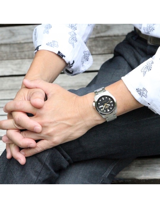 SEIKO - SPORTS SERIE 5 BLACK /YELLOW - SRPE57K1