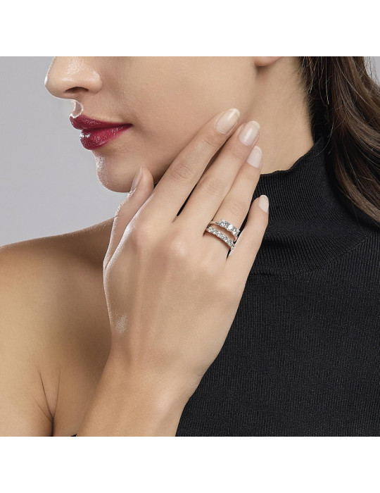 MABINA - ANELLO TRILOGY IN ARGENTO - 523176