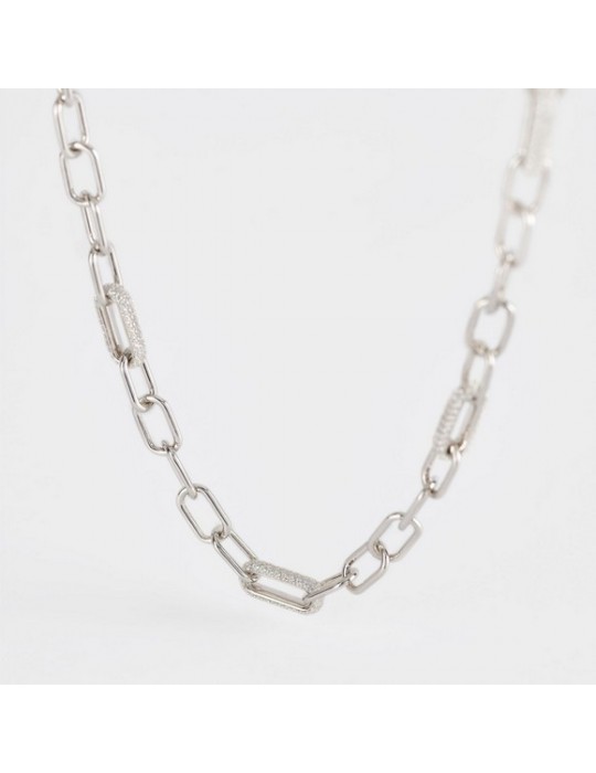 MABINA - COLLANA RUE MADAME SILVER - 553423