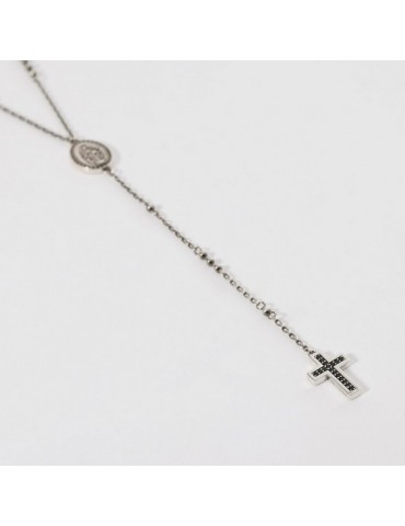 MABINA - COLLANA MYSTICAL ROSARIO BRUNITO - 553478