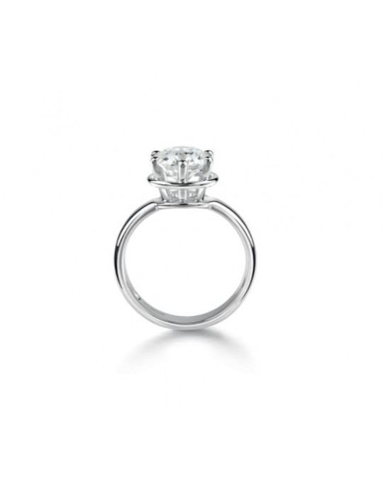 DAMIANI - ANELLO SOLITARIO IN ORO MINOU - 81096367