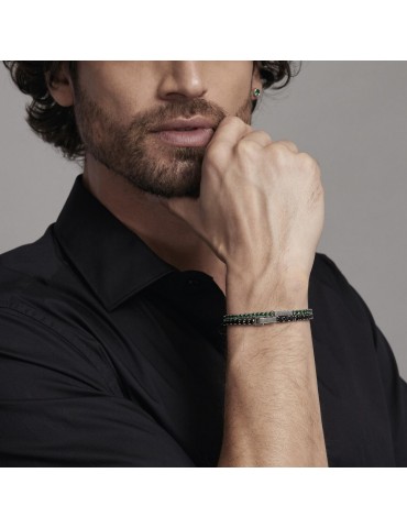 MABINA - BRACCIALE TENNIS CLUB BLACK - 533580-M