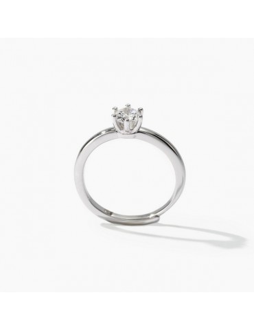 MABINA - ANELLO IN ARGENTO SOLITAIRE - 523177