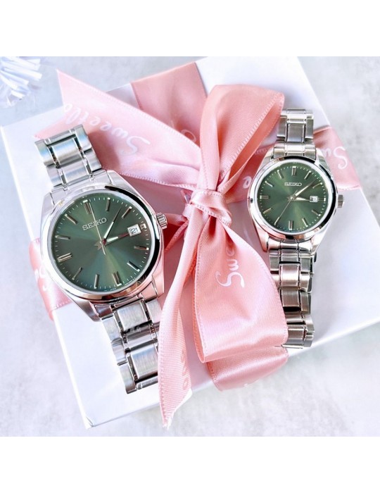 SEIKO - SOLOTEMPO CLASSIC LADY GREEN  - SUR533P1