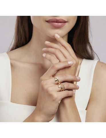 MABINA - ANELLO CONTRARIÉ CUORI CAPRICCIOSI GOLD