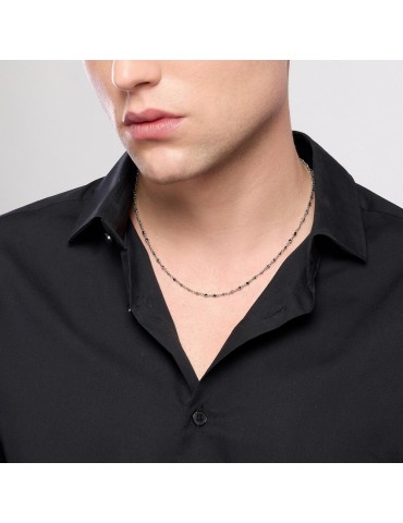 MABINA - COLLANA SKYLINE CON ZIRCONI NERI - 553580