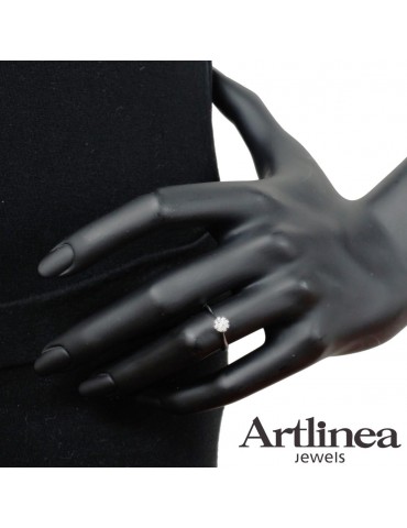 ARTLINEA - ANELLO DREAM CON PAVÈ DI DIAMANTI