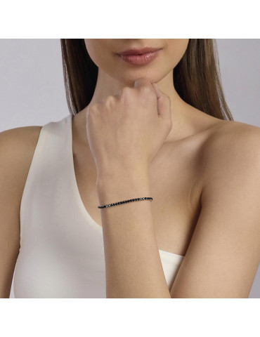 MABINA - BRACCIALE TENNIS CLUB NERO SMALL - 533744