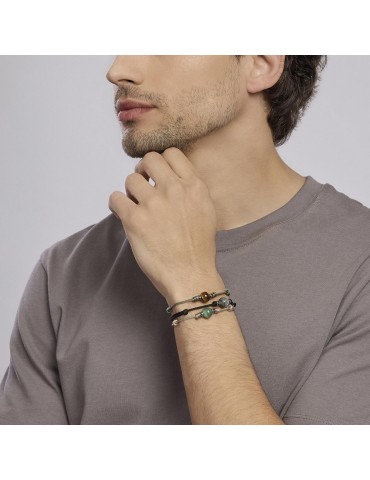 MABINA - BRACCIALE TROPICAL CORDINO VERDE 533752