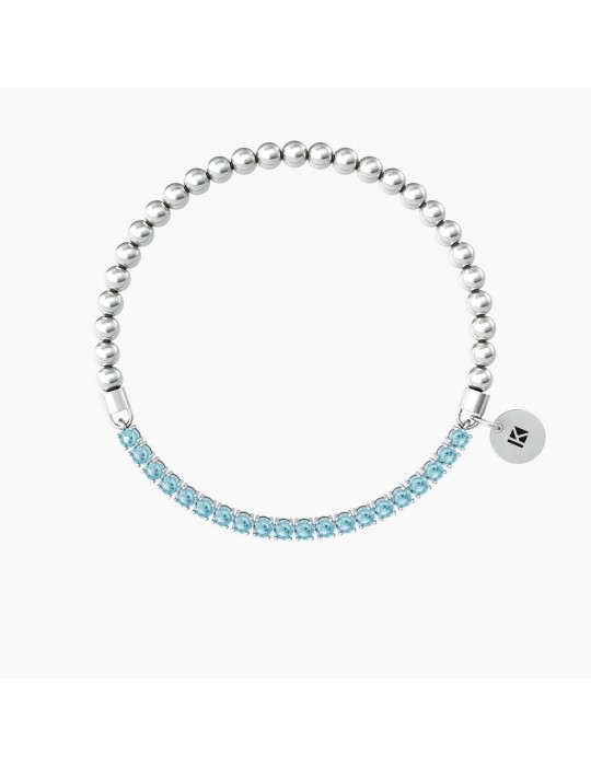 KIDULT - BRACCIALE ENERGY STONE ZIRCONI AZZURRI