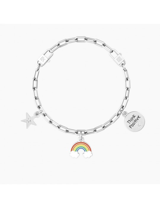 KIDULT - BRACCIALE SYMBOLS CATENA ARCOBALENO