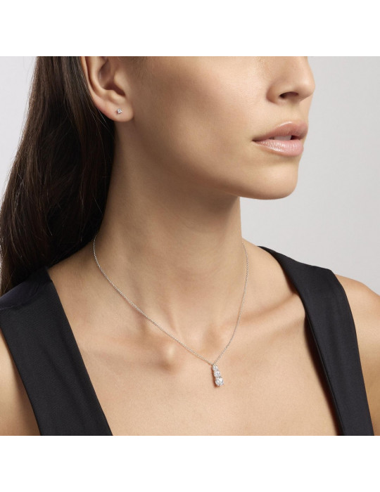 MABINA - GIROCOLLO TRILOGY CON ZIRCONI BIANCHI