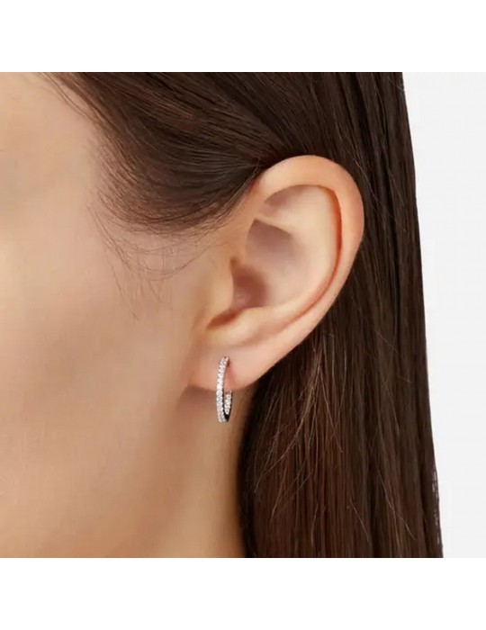 CHIARA FERRAGNI - ORECCHINI HOOP SILVER COLLECTION