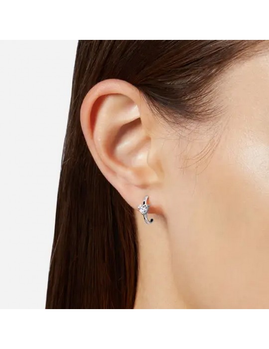 CHIARA FERRAGNI - ORECCHINI HOOP SILVER COLLECTION