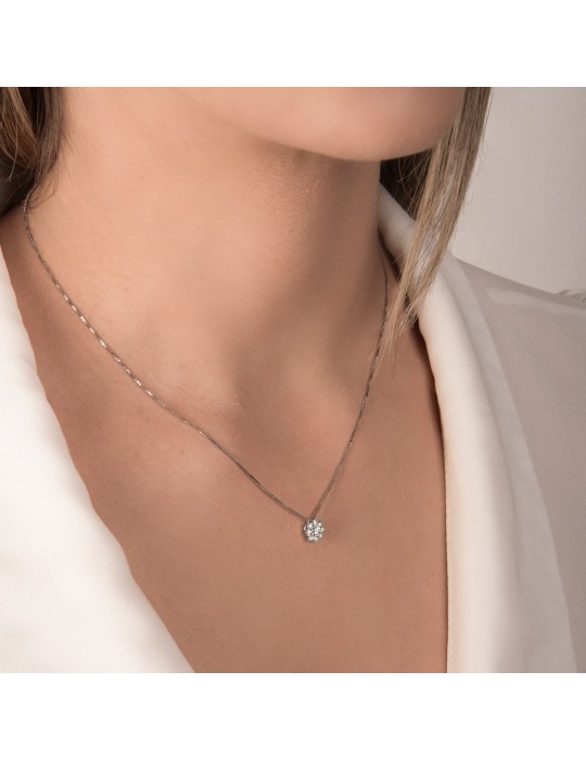 MIRCO VISCONTI - COLLANA ORO BIANCO DIAMANTI MV300