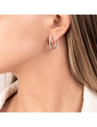 MIRCO VISCONTI - ORECCHINI A CERCHIO CON DIAMANTI