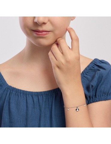 MABINA - BRACCIALE SIG PINGUINO CON STELLINE