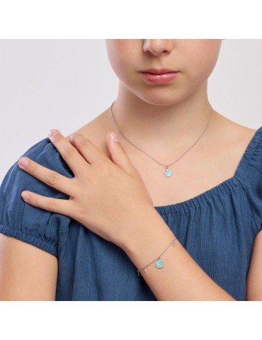 MABINA - GIROCOLLO BIMBA BABY ANGEL AZZURRO