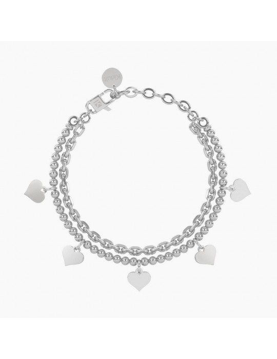 KIDULT - BRACCIALE DOPPIO CUORI AMORE - 732327