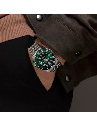 SEIKO - SPORTS SERIE 5 SPORTS STYLE GMT GREEN