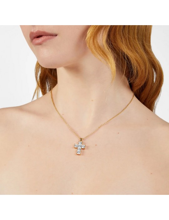 CHIARA FERRAGNI - COLLANA CROCE GOLD - J19AWC18