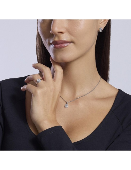 MABINA - COLLANA COOL OR RETRO CON ZIRCONI WHITE