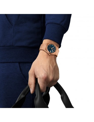 TISSOT - PRX  POWERMATIC 80 GOLD ROSE BLUE
