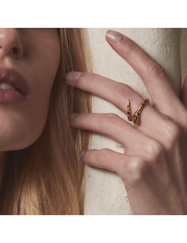 MAMANETSOPHIE - ANELLO RITORNANDO SERPENTE GOLD