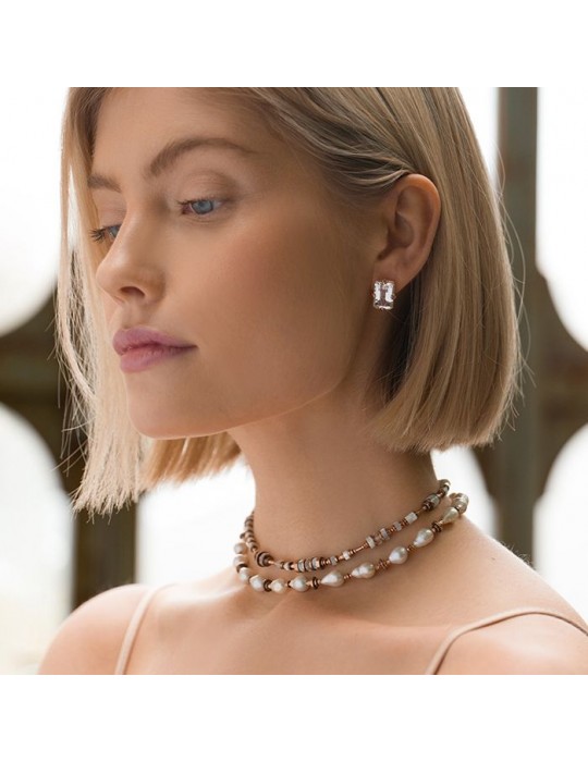 MAMANETSOPHIE - GIROCOLLO CON PERLE SCARAMAZZE