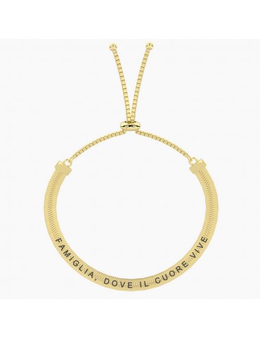 KIDULT - BRACCIALE REGOLABILE FAMIGLIA - CUORE