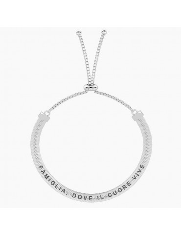 KIDULT - BRACCIALE REGOLABILE FAMIGLIA - CUORE