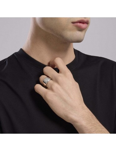 MABINA - ANELLO CHEVALIER FOCUS SILVER - 523447