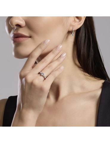 MABINA - ANELLO CUORE ROUGE WHITE - 523460