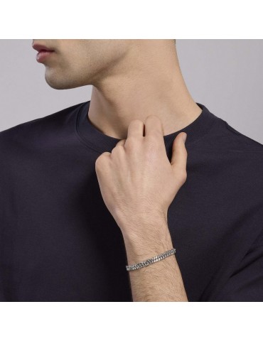 MABINA - BRACCIALE DENIM CATENA GROUMETTE 534006