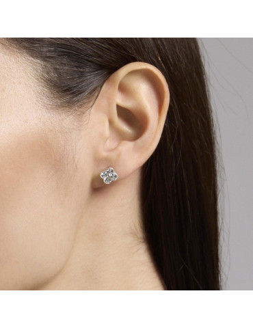MABINA - ORECCHINI JASMINE CON FIORE BIANCO 563870