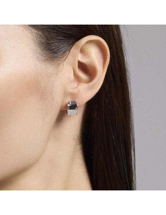 MABINA - ORECCHINI A CERCHIO AMAZING SILVER 563888