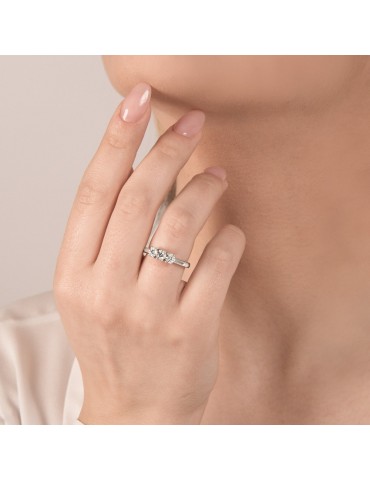 MIRCO VISCONTI - ANELLO TRILOGY IN ORO E DIAMANTI