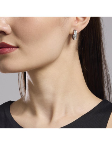 KIDULT - ORECCHINI STYLE 21 SILVER ZIRCONI 861027