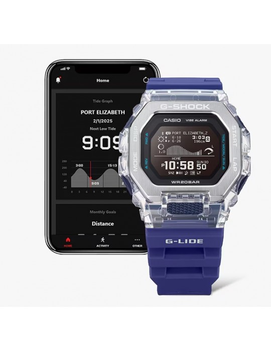 CASIO - G-SHOCK G-LIDE SERIE GBX-100 BLU